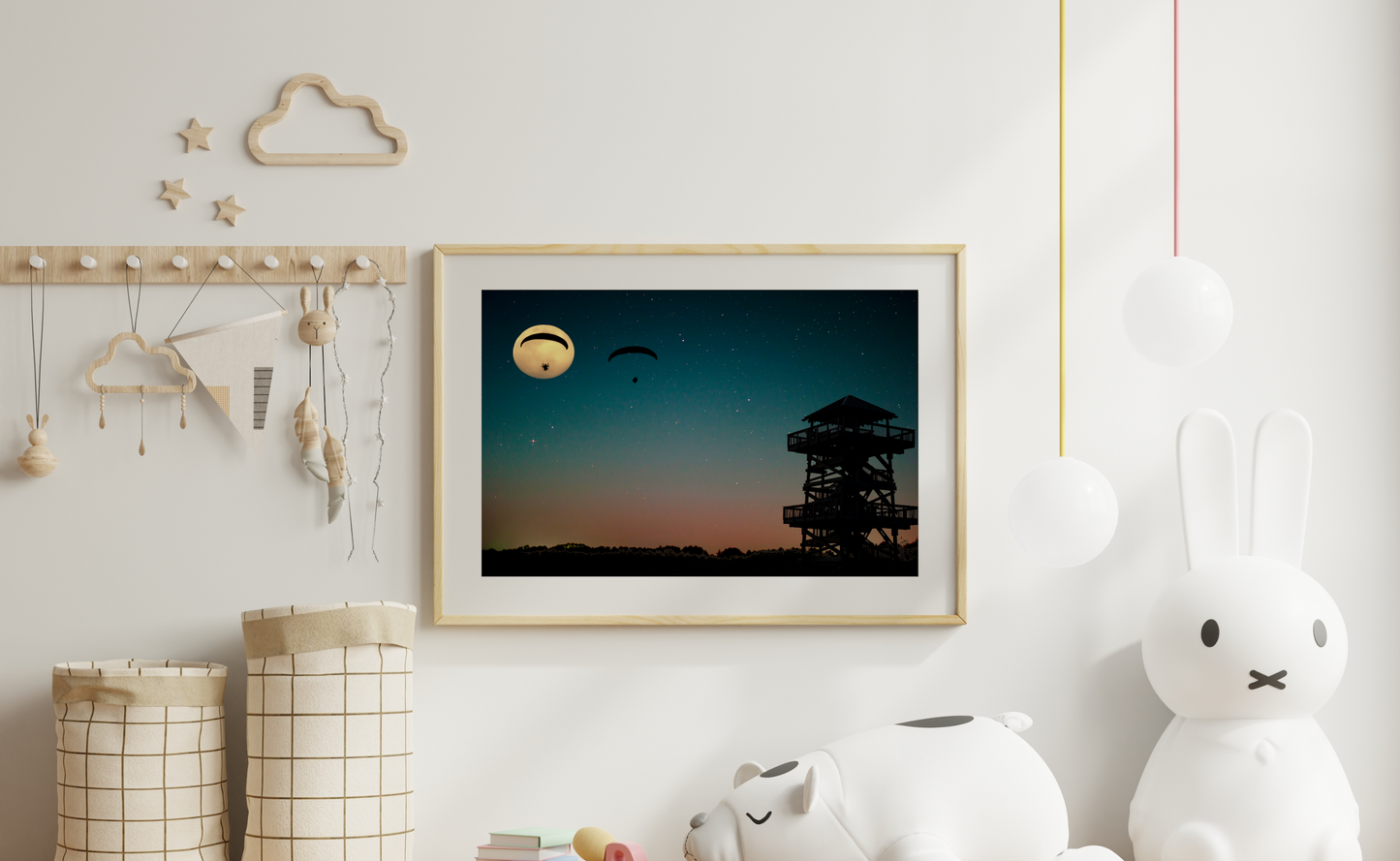 Robinson Preserve Full Moon Parasails – Limited Edition Photography Art, Classic Bradenton Florida Wall Decor