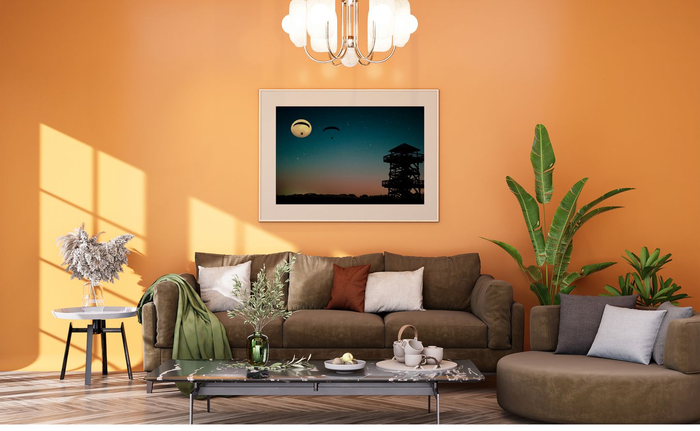 Robinson Preserve Full Moon Parasails – Limited Edition Photography Art, Classic Bradenton Florida Wall Decor