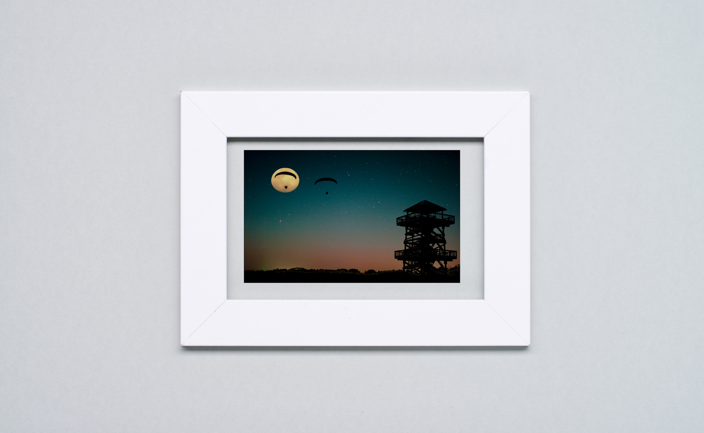 Robinson Preserve Full Moon Parasails – Limited Edition Photography Art, Classic Bradenton Florida Wall Decor