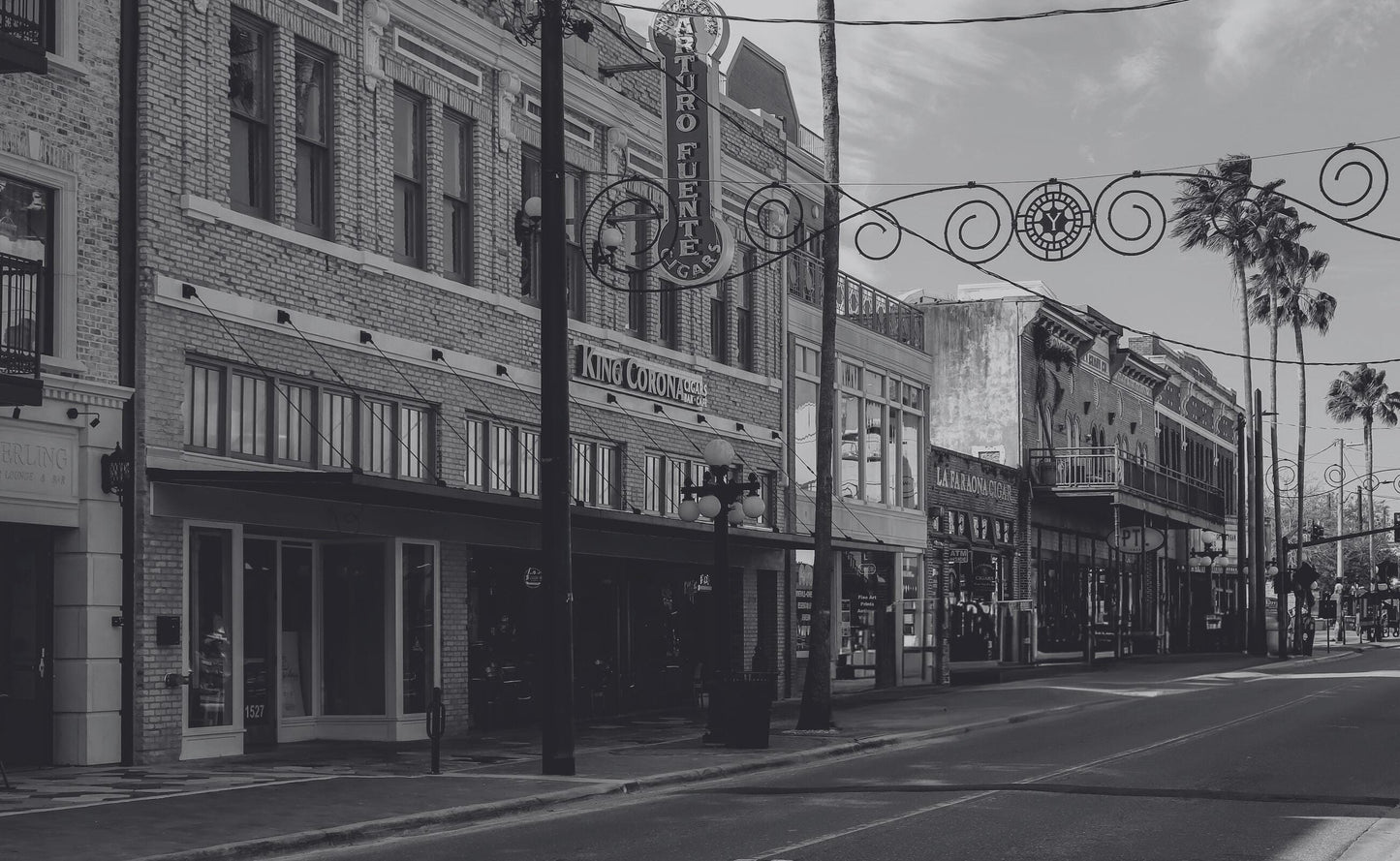 Postcards Streets of Legacy - The Iconic Heart of Ybor City | Set of 6 Black & White Photo Postcards